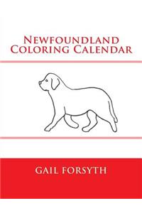 Newfoundland Coloring Calendar