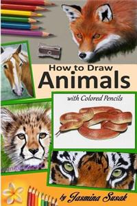 How to draw animals with colored pencils