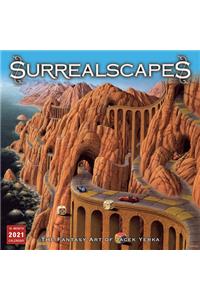 2021 Surrealscapes -- The Fantasy Art of Jacek Yerka 16-Month Wall Calendar