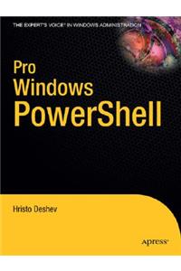 Pro Windows Powershell