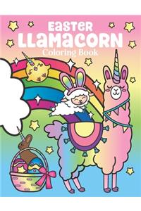 Easter Llamacorn Coloring Book