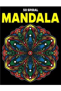50 Spiral Mandalas