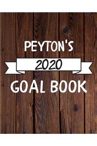 Peyton's 2020 Goal Book