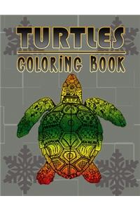 Turtles Coloring Book