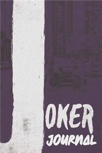 Joker notebook/journal for man and boy lined memory book for a agift