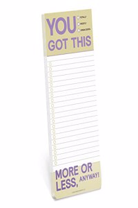 Knock Knock You Got This Make-a-List Pads