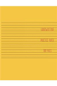 Handwriting Practice Paper