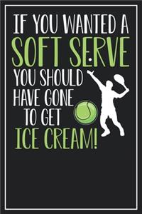 If you wanted a soft serve you should have gone to get Ice Cream