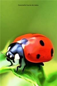 Coccinelle Carnet de notes