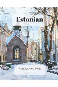 Estonian Composition Book