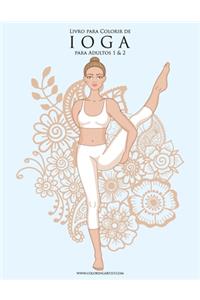 Livro para Colorir de Ioga para Adultos 1 & 2