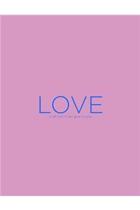 LOVE (Journal, Notebook, Diary)