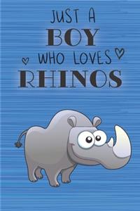 Just a Boy Who Loves Rhinos