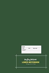 Lined Notebook - AmyTmy Notebook - 100 pages - 8.5 x 11 inch - Matte Cover