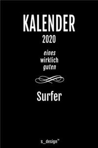 Kalender 2020 für Surfer