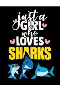 Black Paper Shark Sketchbook