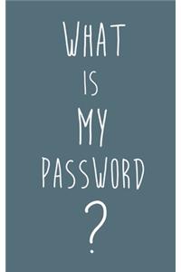 What is My Password