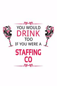 You Would Drink Too If You Were A Staffing Co