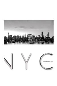NYC iconic Manhattan skyline creative blank journal notebook $ir Michael designer edition