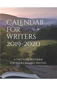 Calendar for Writers 2019-2020