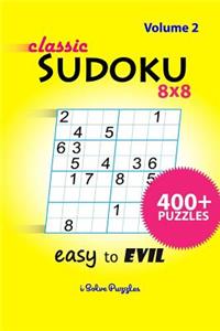 Classic SuDoKu 8x8 Easy to Evil