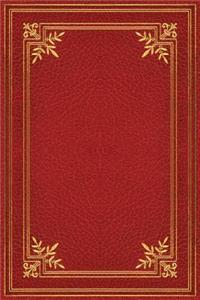 Crimson Foile Notebook