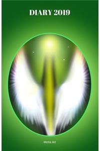 Diary 2019: Archangel Raphael - Angel of Healing and Balance Weekly Planner Per Page