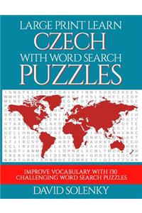 Large Print Learn Czech with Word Search Puzzles