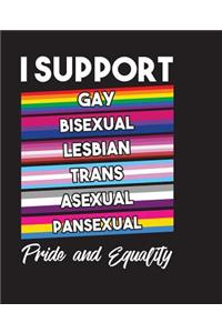 I Support Gay Bisexual Lesbian Trans Asexual Pansexual Pride And Equality
