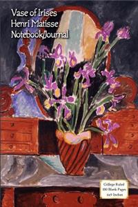 Vase of Irises - Henri Matisse - Notebook/Journal