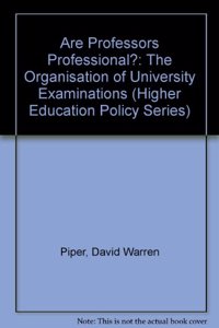 Are Professors Professional?