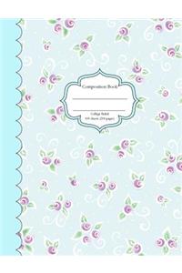 Composition Book College Ruled 100 Sheets (200 pages)