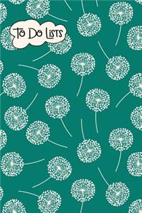 To-Do List Notebook Dandelions Pattern 4