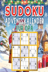 Sudoku Adventskalender 2023: Senioren Adventskalender mit +70 Sudokus (Leicht bis Schwer) für jeden Tag bis Weihnachten in großer Schrift, inkl. Lösungen