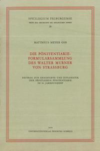 Die Ponitentiarie-Formularsammlung