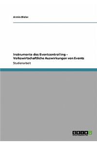 Instrumente des Eventcontrolling - Volkswirtschaftliche Auswirkungen von Events
