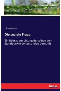 soziale Frage