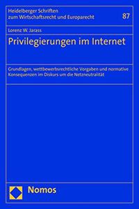 Privilegierungen Im Internet