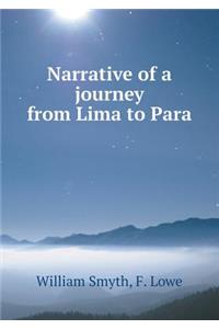 Narrative of a Journey from Lima to Para