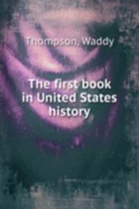 first book in United States history