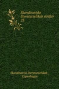 Skandinaviske literaturselskab skrifter