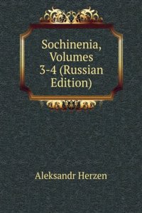 SOCHINENIA VOLUMES 3-4 RUSSIAN EDITION