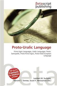 Proto-Uralic Language