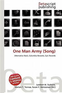 One Man Army (Song)