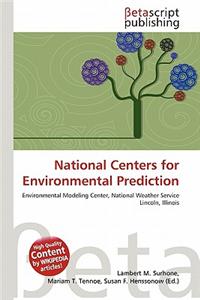 National Centers for Environmental Prediction