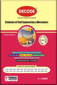 DECODE- Elements of Civil Engineering and Mechanics For OBE&CBCS VTU R-18 (I/II COMMON -18CIV14/18CIV24)