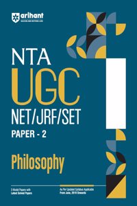 Arihant NTA UGC NET/ JRF/ SET PAPER-2 Philosophy | As per updated syllabus | 3 Model Papers with latest solved papers