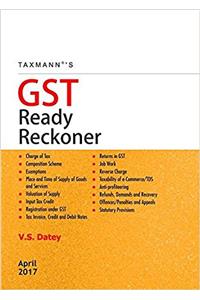 GST Ready Reckoner (April 2017 Edition)