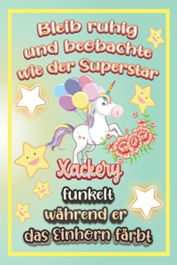 Bleib ruhig und beobachte wie Superstar Xackery funkelt während sie das Einhorn färbt