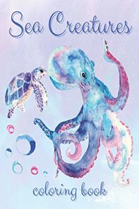 Coloring Book Sea Creatures